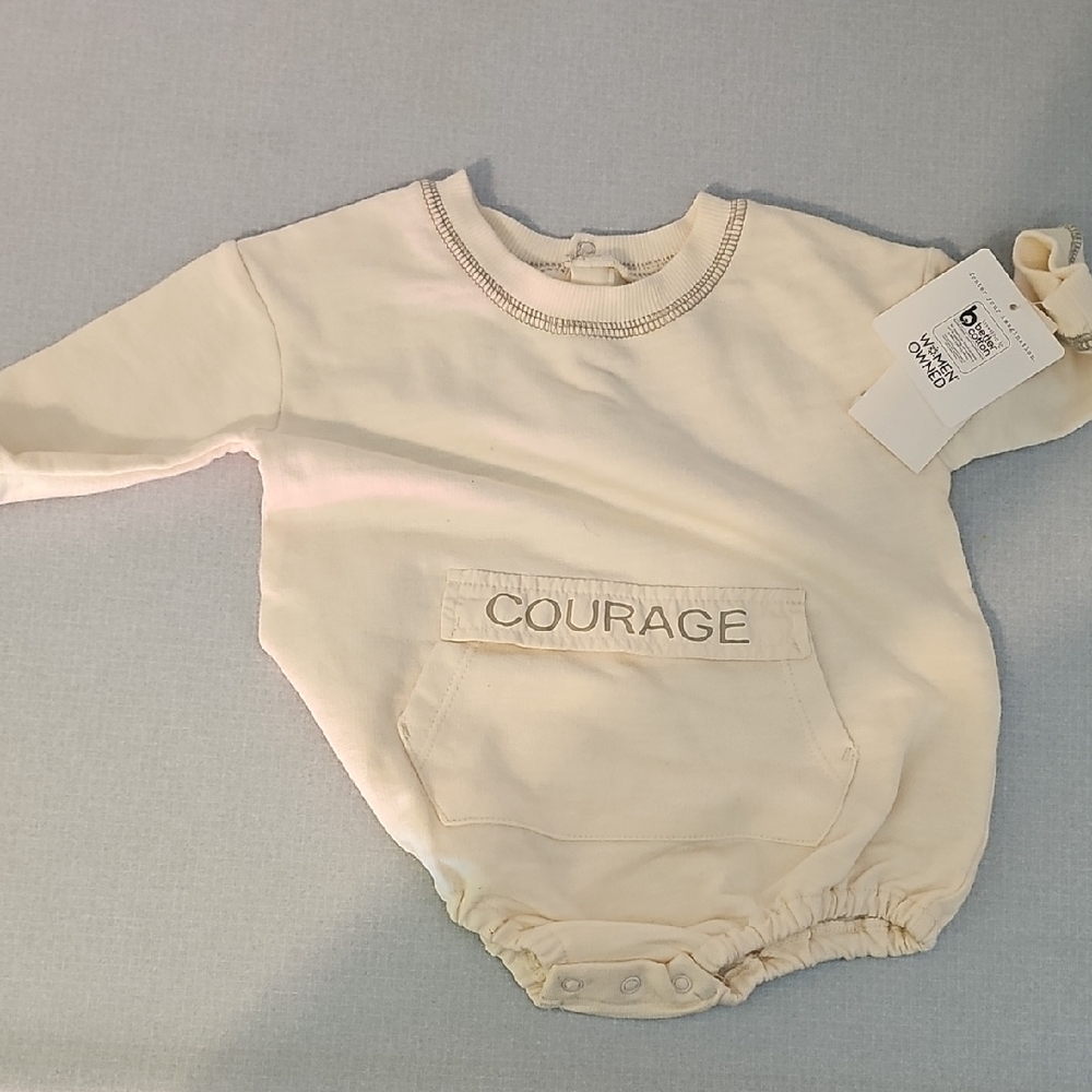 Grayson Threads Cream Bodysuit with Courage Pocket